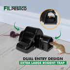 Large Rats Traps, Mouse Traps, Tunnel Snap Trap, 4 Count