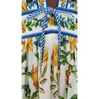 Farm Rio Women'S Emily Floral Tapestry Midi Dress