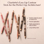 Charlotte Tilbury Lip Cheat Contour Duo - Dual-Sided Lip Liner Pencil to Sculpt & Fill for an Easy Contour Effect - Helps Prevent Lipstick Feathering