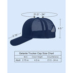 Gelante Mesh Trucker Hat Baseball Cap Structured Front Panel Wholesale LOT 12 Pack