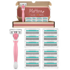 Razors for Women Sensitive Skin, 6 Blades Women’s razors for Shaving, including 1 Travel Razor for Women with 12 Blade Refills