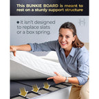 Premium 10Mm Queen Size Bunkie Board (60" X 80") – Slim Low-Profile Mattress Support – Quiet, Moisture-Resistant, Lightweight Bed Board For Platform & Slatted Frames
