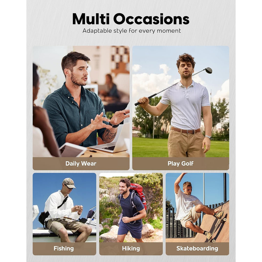 Maamgic Men'S 5/7 Inch Casual Classic Fit Shorts With Multi-Pocket Quick Dry Sports Shorts