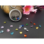 GOKING Family Tree of Life Floating Locket