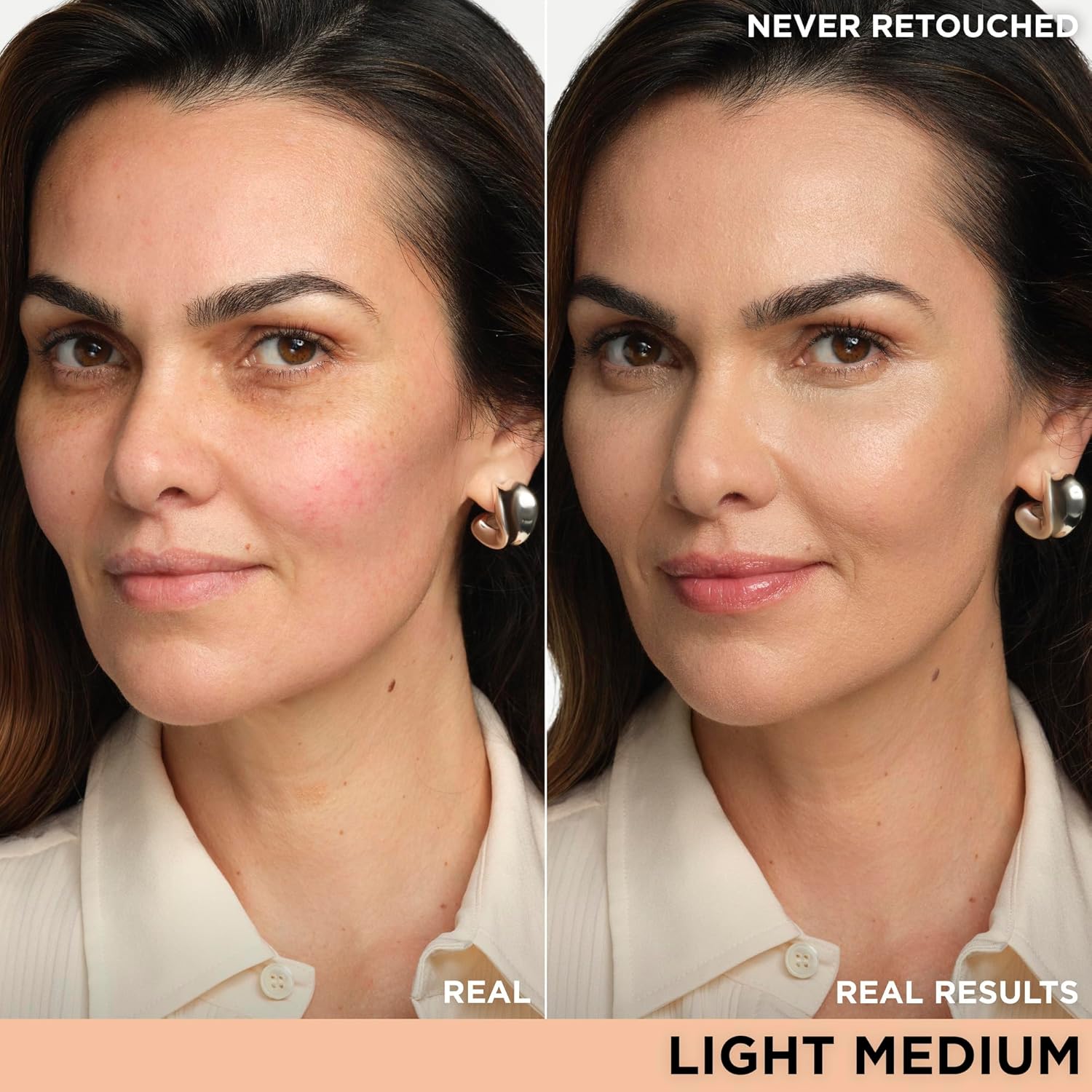IT Cosmetics CC+ Cream - Natural Full Coverage Foundation With SPF 50+, Color Corrector & Anti-Aging Hydrating Serum, Hyaluronic Acid + Peptides, Lightweight Up To 24H Wear, All Skin Types