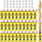 30 Rolls Fly Strips Traps For Home, Sticky Strips, Fly Paper Tape Catcher Ribbon For Gnat Fungus Fruit Flies