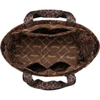 Montana West Wrangler Large Tote Bag for Women Designer Leopard Print Purse for Travel Work Gym