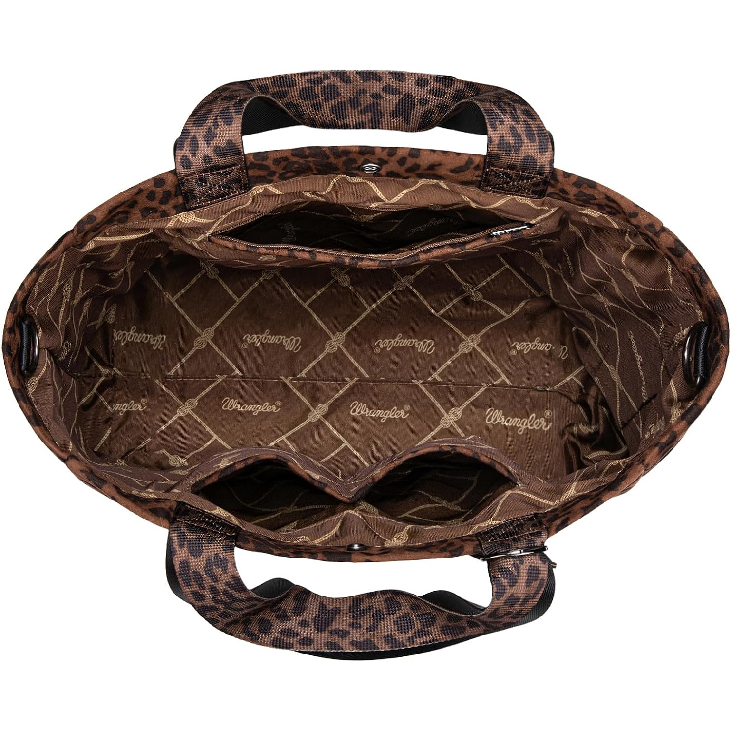 Montana West Wrangler Large Tote Bag for Women Designer Leopard Print Purse for Travel Work Gym