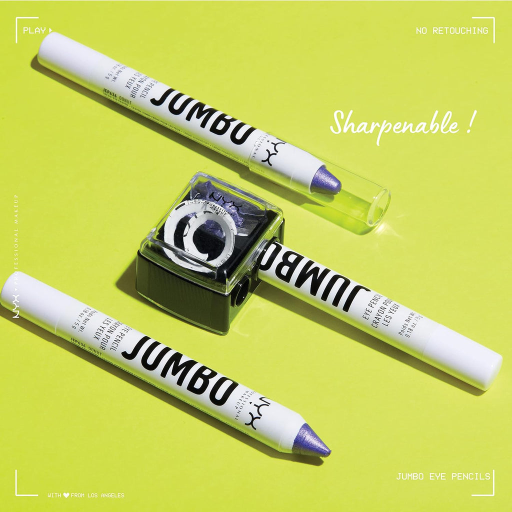 Nyx Professional Makeup Jumbo Eye Pencil, Blendable Eyeshadow Stick & Eyeliner Pencil - Milk (White)