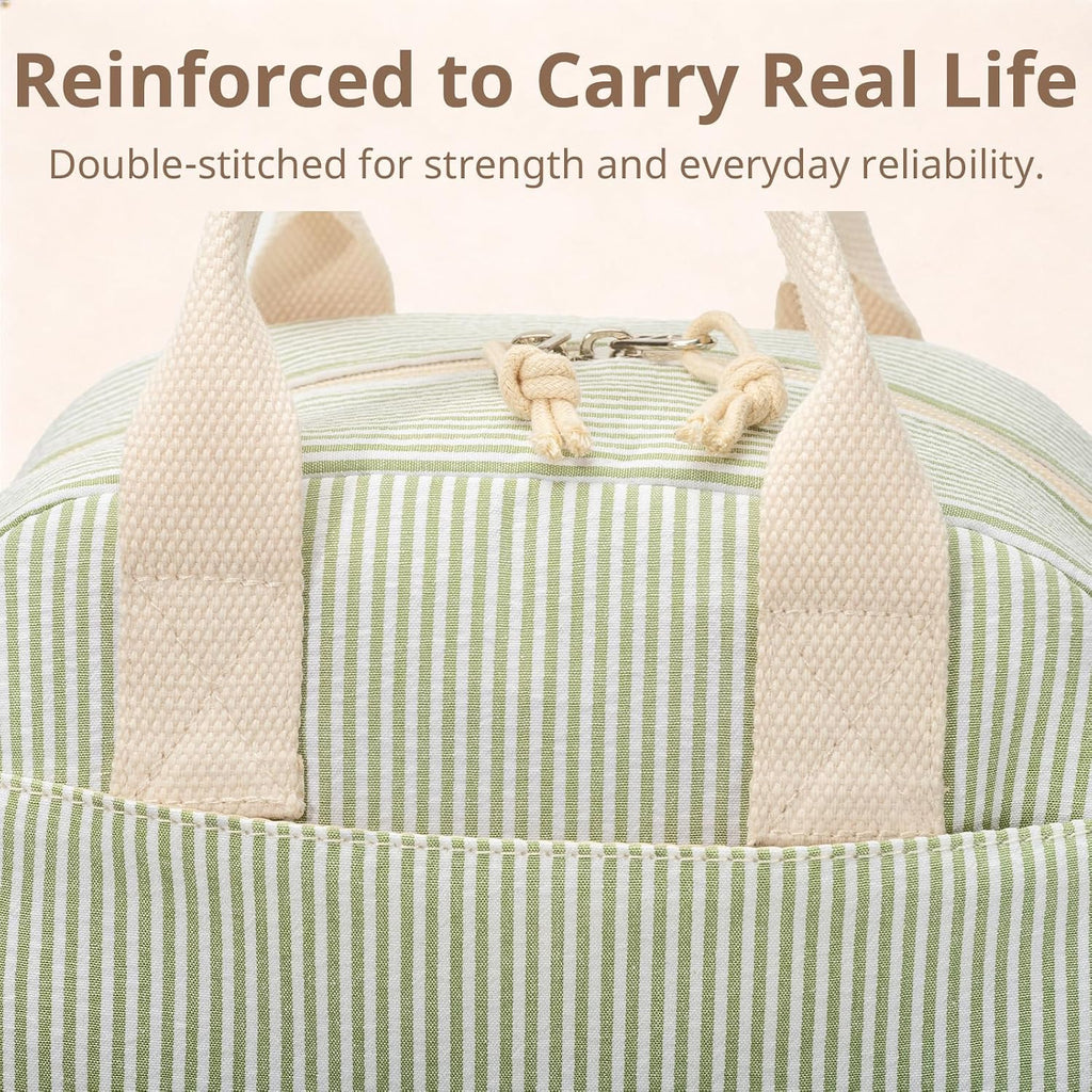 Lovelywind Lunch Box For Women Cute Lunch Bags For Women Lunch Tote Bags Reusable Insulated Lunch Box Large Capacity Reusable Insulated Cooler For Work Or Travel Gifts Or Beach