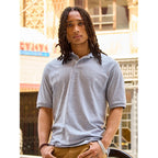 Jerzees Men'S Dri Power Cotton Blend Polo Shirts, Moisture Wicking For All Day Comfort, Short Or Long Sleeve