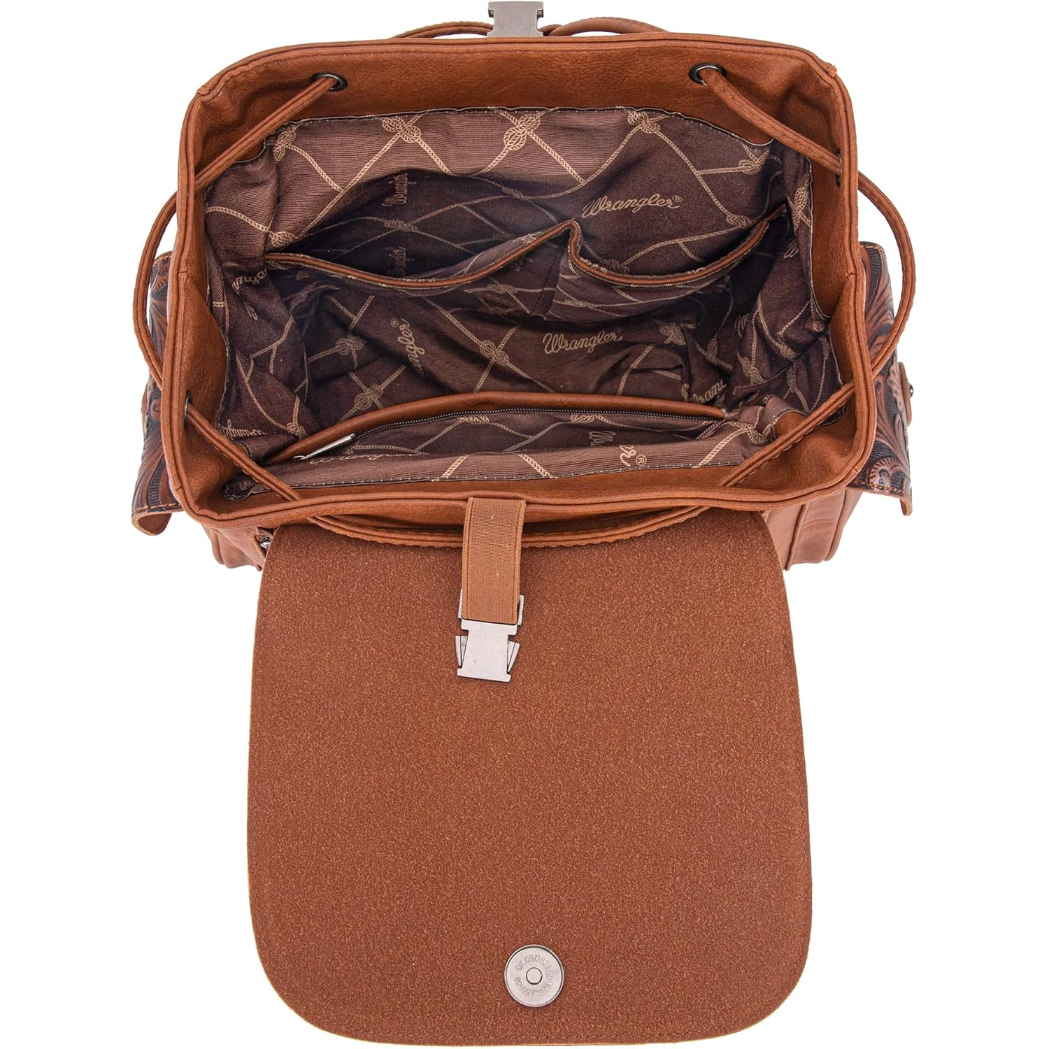 Montana West Wrangler Backpack Purse For Women Men Western Backpack Floral Tooled Travel Bags