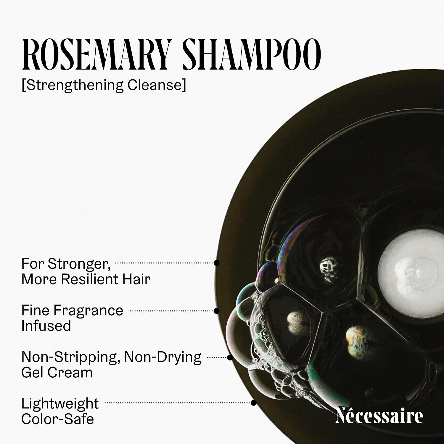 Nécessaire Rosemary Hair Duo | Multi-Protein Strengthening Rosemary Shampoo And Conditioner Set For Thinning Hair. For Women + Men. Free Of Sulfates. Color-Safe. 250 Ml / 8.4 Oz