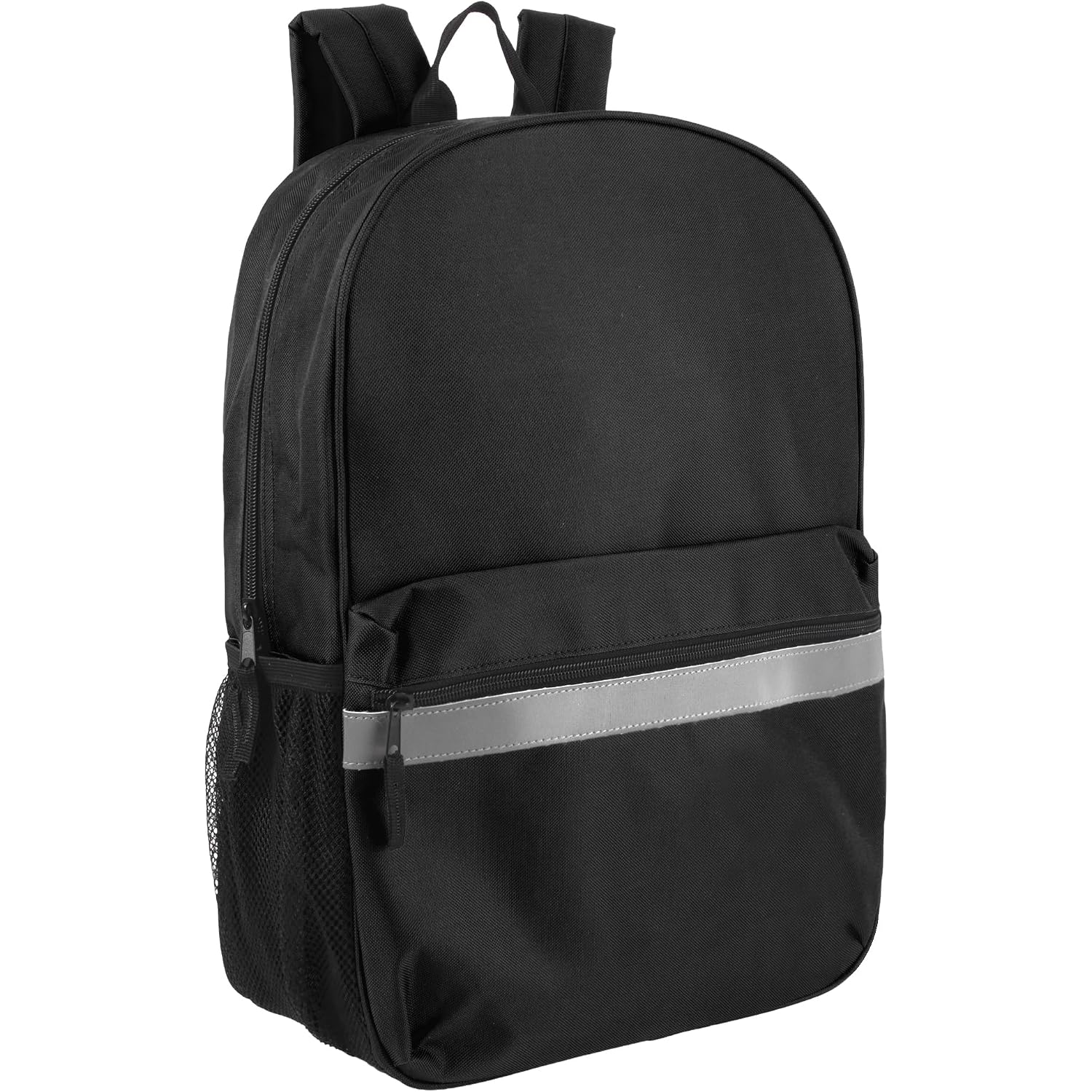 Trail Maker (24 Pack) 17" Backpack – Reflective School Backpack With Padded Straps, Water Bottle Pockets For Young Adults, Travel, Camp (Multi Color Pack)