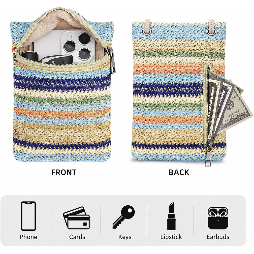 Small Crossbody Women Cell Phone Purse Wallet Bag With Shoulder Strap