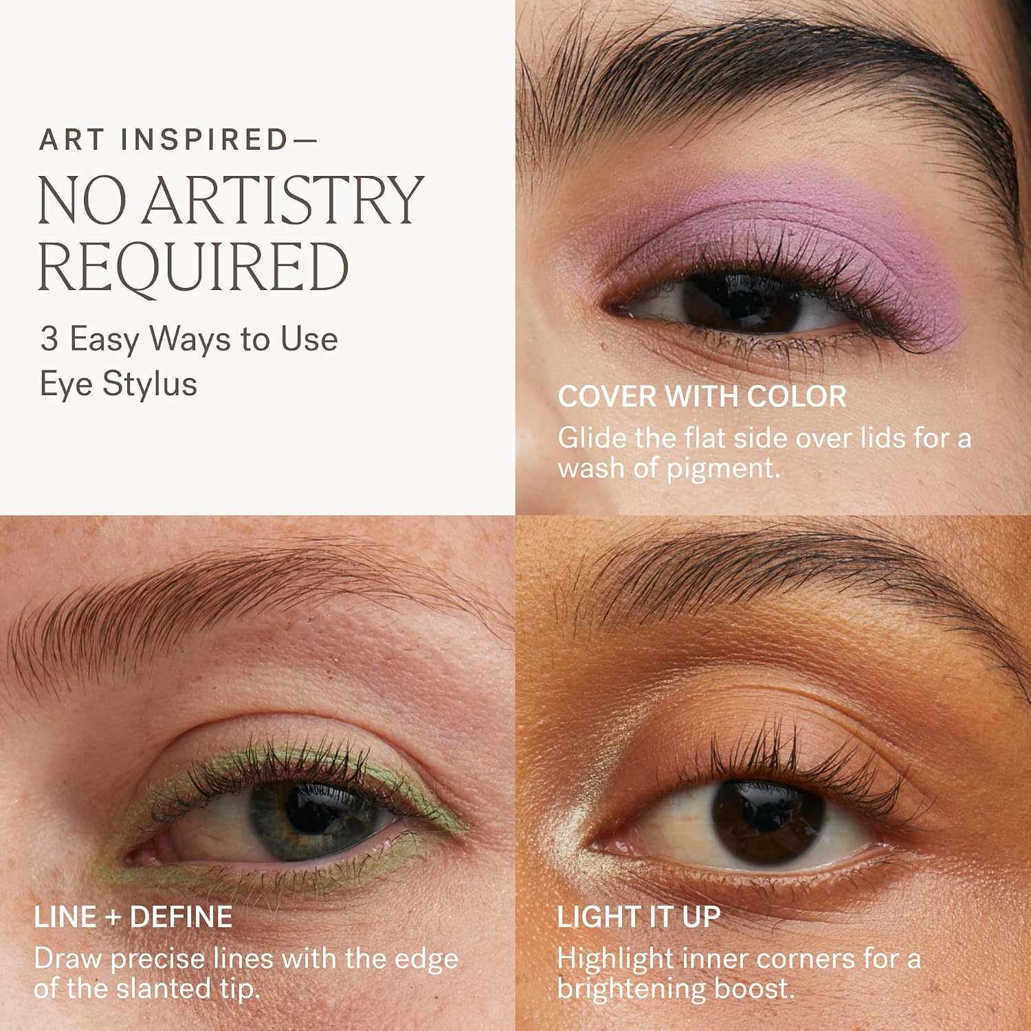 Ilia - Eye Stylus Shadow Stick (Adorn | Shimmer) | Rich, Waterproof Eyeshadow | 12-Hr Wear, Crease-Resistant, Sweatproof | Clean, Safe For Sensitive Eyes, Cruelty-Free & Vegan
