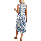 Wiholl Summer Dresses For Women 2026 Button Front Sleeveless Casual Midi Dress Beach Vacation Sundresses With Pockets
