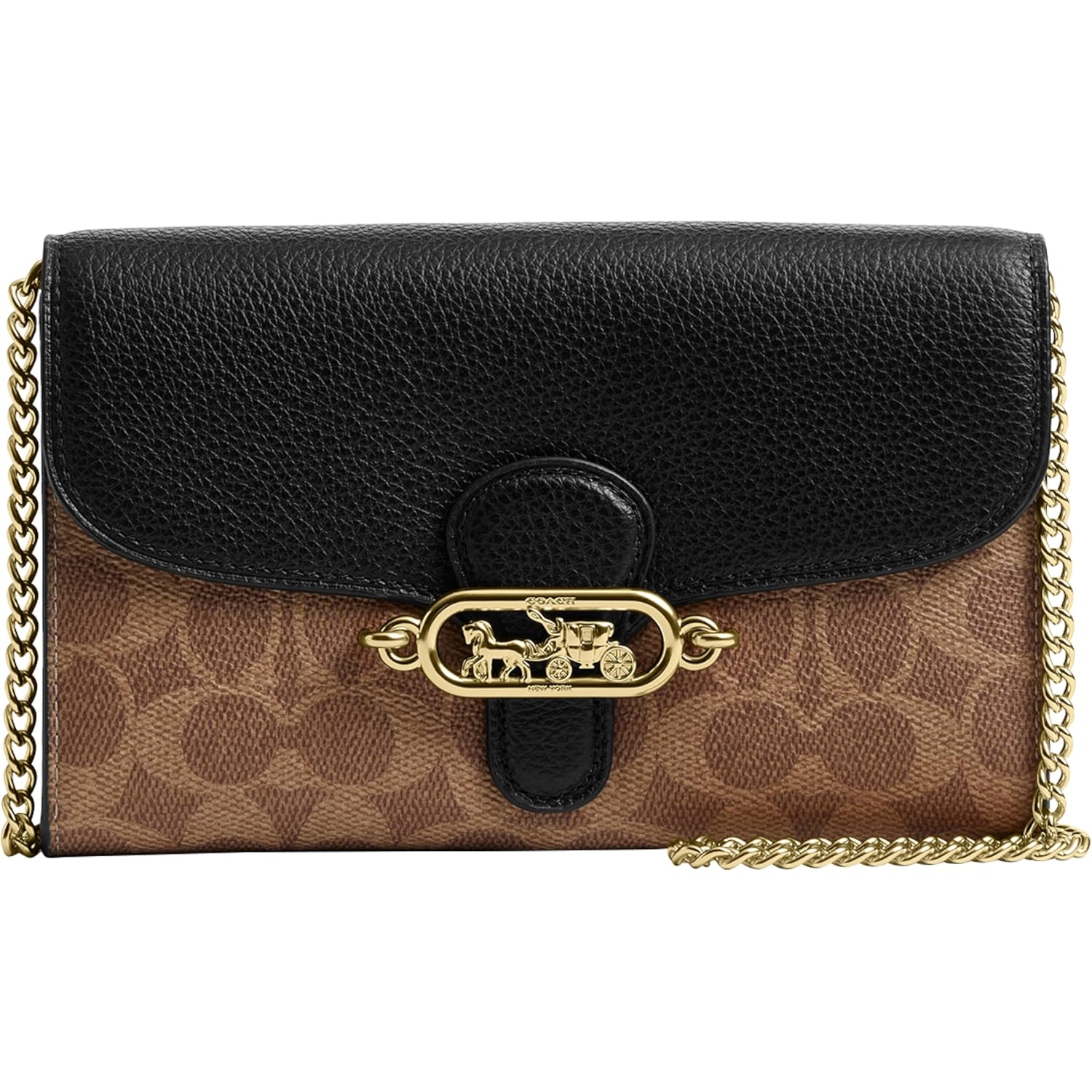 Coach Women's Signature Elle Hardware Chain Crossbody