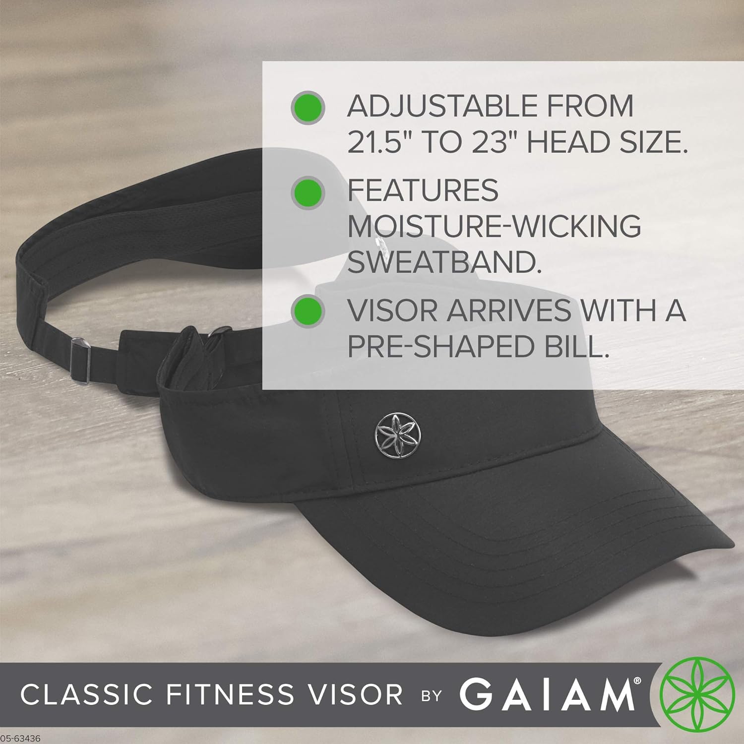 Gaiam Womens Visor