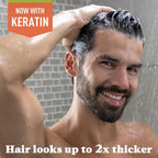 Just For Men Control Gx Grey Reducing Beard Wash Shampoo With Keratin, Gradually Colors Mustache And Beard, Leaves Facial Hair Thicker Softer And Fuller, 4 Fl Oz - Pack Of 1