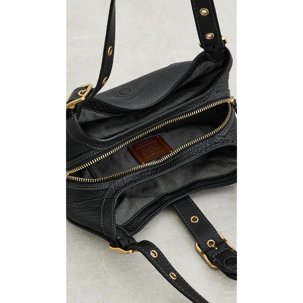 Coach Women'S Textured Pebble Leather Drifter Shoulder Bag 31