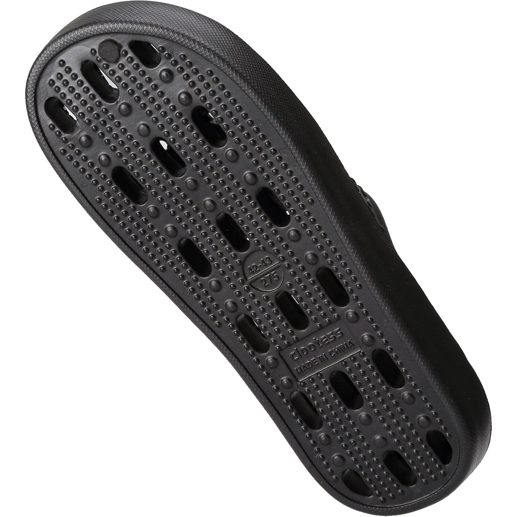 Clootess Shower Shoes Slide For Men And Women Holes Bath Slipper Bathroom Sandal Pool Gym College Dorm Non-Slip