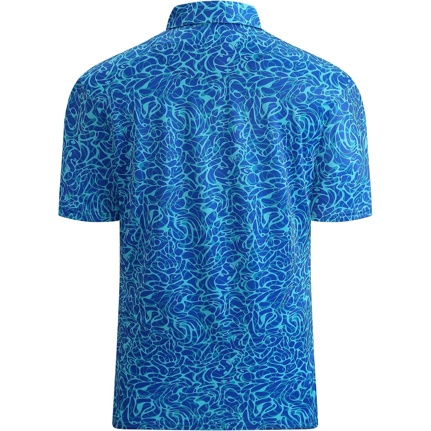 Damipow Premium Golf Shirts For Men Dry Fit Performance Polo Short Sleeve Collared Shirt