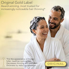 PURA D'OR Anti-Thinning Biotin Shampoo and Conditioner Natural Earthy Scent, CLINICALLY TESTED Effective Results, Herbal Blend Thickening Products For Women & Men, Original Gold Label Set, 16oz x2 | Deep Moisturizing