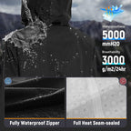 Baleaf Women'S Long Rain Coat Lightweight Packable Rain Jacket With Hood | Waterproof Windbreaker Rain Coat Adjustable Waist, Rain Jacket Women With 2 Deep Secure Zip Pockets