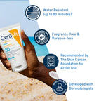 Cerave Hydrating Sheer Sunscreen With Spf 30 For Face And Body, Mineral & Chemical Sunscreen For Men & Women With Zinc Oxide, Hyaluronic Acid And Ceramides, Paraben-Free + Fragrance-Free, 3 Ounces