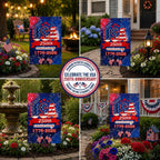 250 Anniversary Usa Garden Flag - 250 Years Of Freedom Double Sided 3-Ply American Patriotic Flags 1776-2026, Uv Protection Fade Resistant 12X18 Inch Yard Flag Commemorative Merchandise For Outdoor Celebration