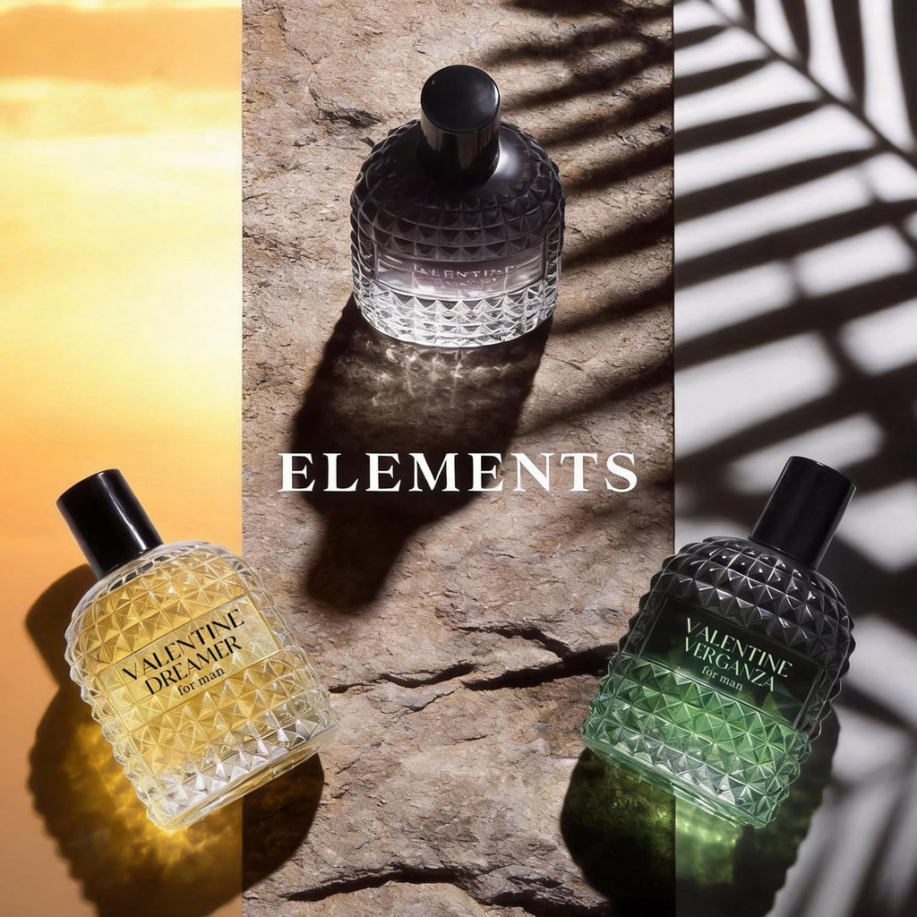 Valentine Cologne 4Pcs/50Ml*4 Eau De Parfum Set For Men Floral&Woody Fragrance Combo Men'S Gift Box