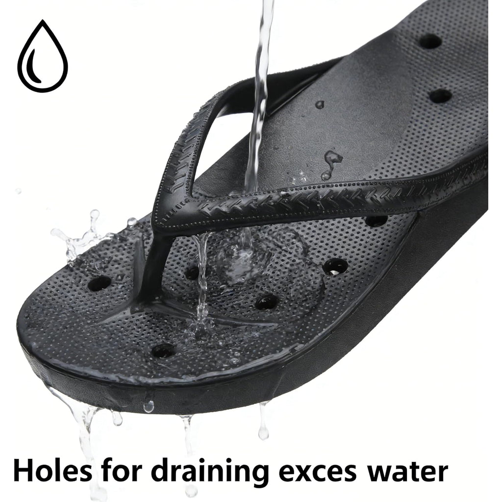 Shower Shoes For Men & Women, Non-Slip Slippers Quickly Drying Sandals, Arch Support Flip Flops For Beach Pool Bath Gym College Dorm