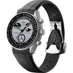 Strap For Omega X Swatch Moonswatch Watch 20Mm,Folding Buckle Lunar Soil Texture Band Compatible Omega Swatch Moonswatch Speedmaster,Curved No Gap Replacement Strap For Men Women