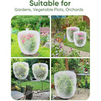 Bird Netting For Garden Protection - 4 Pack Garden Netting Pest Barrier With Drawstring,3.3Ft X 2.7Ft Mosquito Net Tomato Protective Cover Garden Plant Netting For Cicadas Vegetables Blueberry Bushes