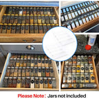 Miukaa Clear Acrylic Spice Drawer Organizer, 4 Tier- 2 Set Expandable From 13" To 26" Drawer Seasoning Organizer, Kitchen Spice Rack Tray For Drawer/Countertop (Jars Not Included)