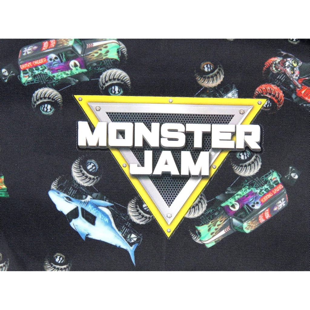 Intimo Monster Jam Trucks Dragon Zombie Grave Digger Megalodon All Over Print Backpack 16"