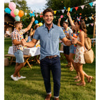 Men'S Casual Polo Shirts Classic Button Basic Short Sleeve Shirt Solid Color Cotton Tees Golf Stylish Tops