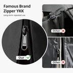 Patio Heater Covers, [2026 Upgraded Tear-Resistant Fabric] Waterproof With Robust Zipper,Dustproof/Wind/Sunlight/Snow-Resistant, (89"H X 33"D X 19"B ,Black)