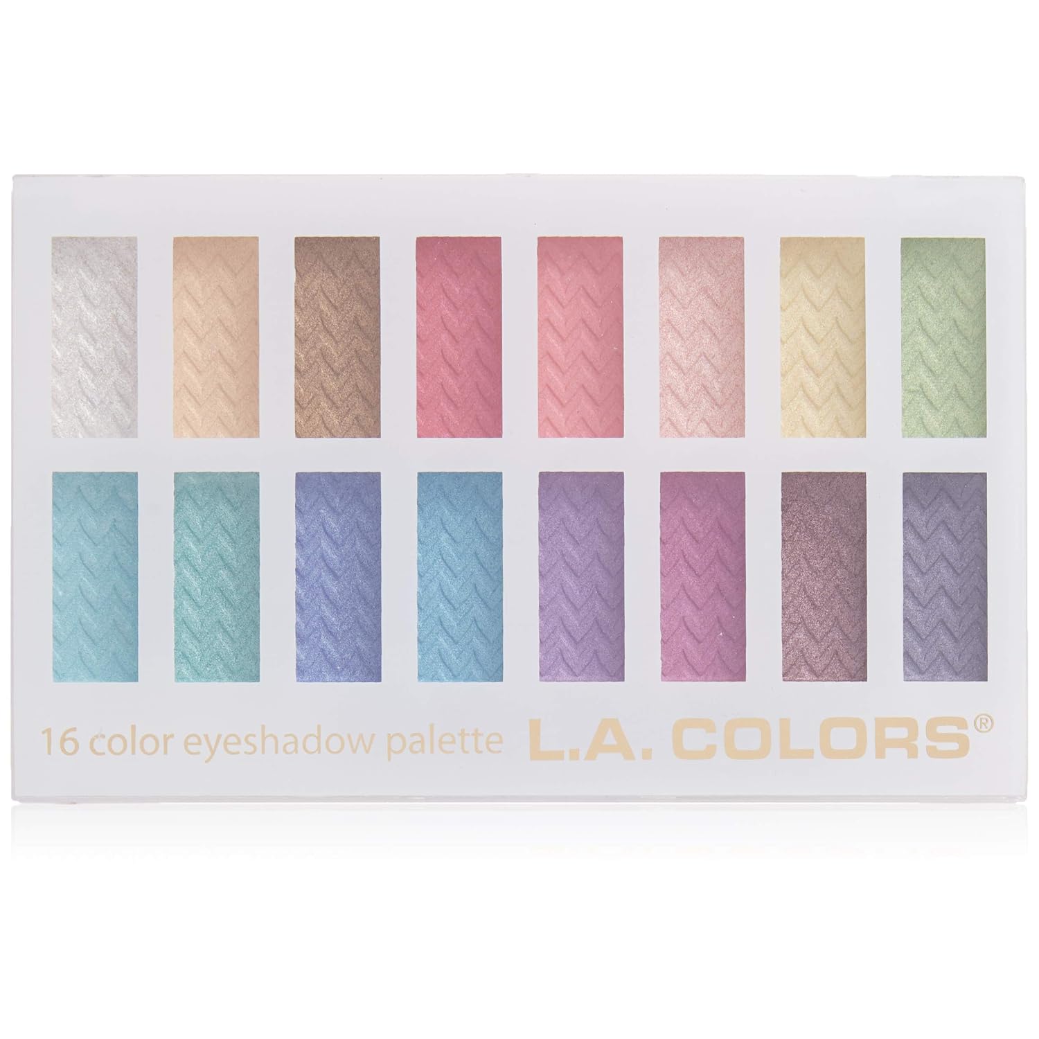 L.A. Colors 16 Color Eyeshadow Palette, Haute C74202Tag