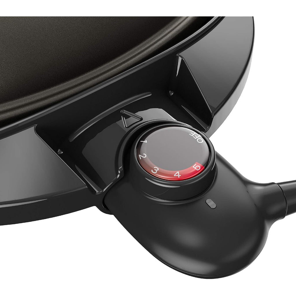 George Foreman Indoor/Outdoor Electric Patio Grill, Apartment Approved, 15-Serving, Removable Stand, Black