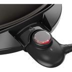George Foreman Indoor/Outdoor Electric Patio Grill, Apartment Approved, 15-Serving, Removable Stand, Black
