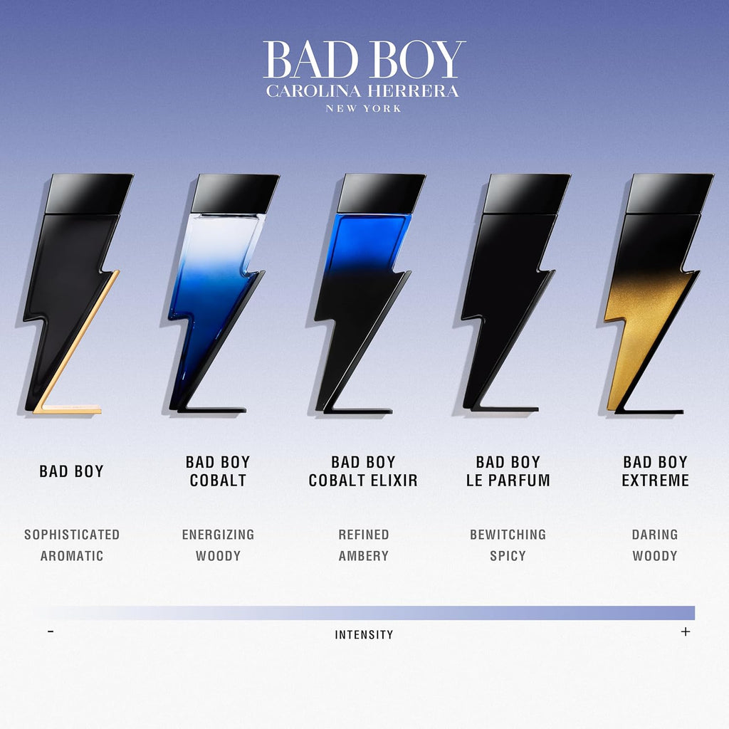 Bad Boy Cobalt Electrique by Carolina Herrera for Men - 5.1 oz EDP Spray