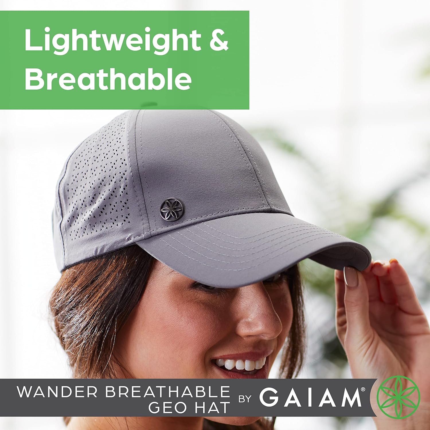 Gaiam Womens Wander Breathable Geo Hat
