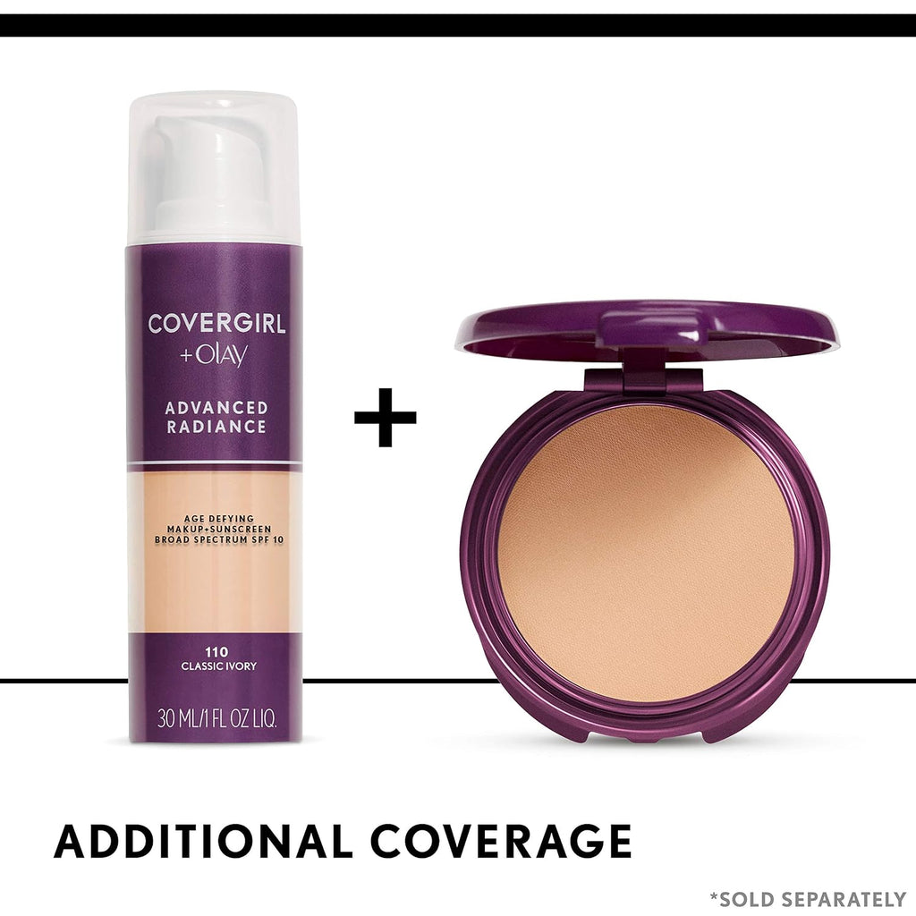 Covergirl Advanced Radiance Age-Defying Foundation Makeup, Buff Beige, 1 Oz (Packaging May Vary)
