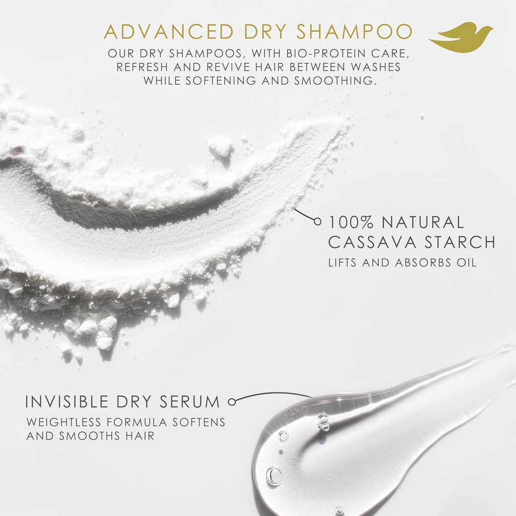 Dove Dry Shampoo Spray, Volume & Fullness, Absorbs Oil To Refresh Hair Without Washing, 5 Oz (2-Pack)