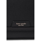 Kate Spade New York Womens Hudson Pebbled Leather Flap Shoulder Bag