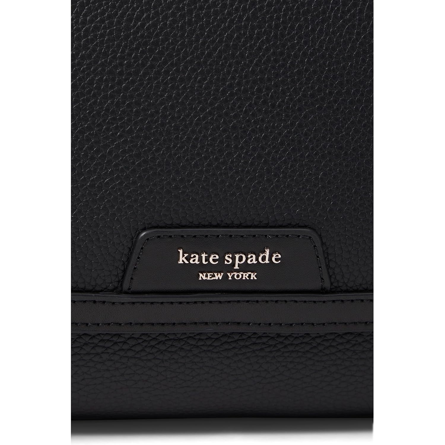 Kate Spade New York Womens Hudson Pebbled Leather Flap Shoulder Bag