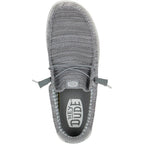 Heydude Men’S Wally Stretch Sox Slip-On Loafer, Lightweight, Breathable, With Flex & Fold Outsole