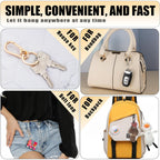 Wikavanli Metal Keychains Keyring Key Chain Ring Clip Holder Organizer for Home Car Keys Key Finder Women Men